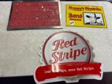 Metal signs