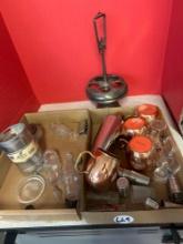 collectible metal, crystal glass, etc.
