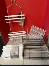 shower caddy, and spice rack