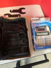 pneumatic fan wrenches and Casio printing calculator