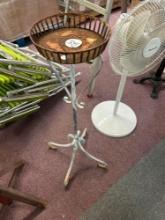 vintage metal wire plant stand