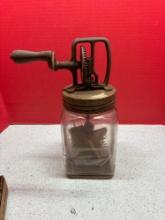 Antique Dazey butter churn