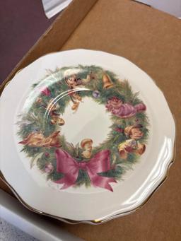 Vintage Disney, cups, and saucers