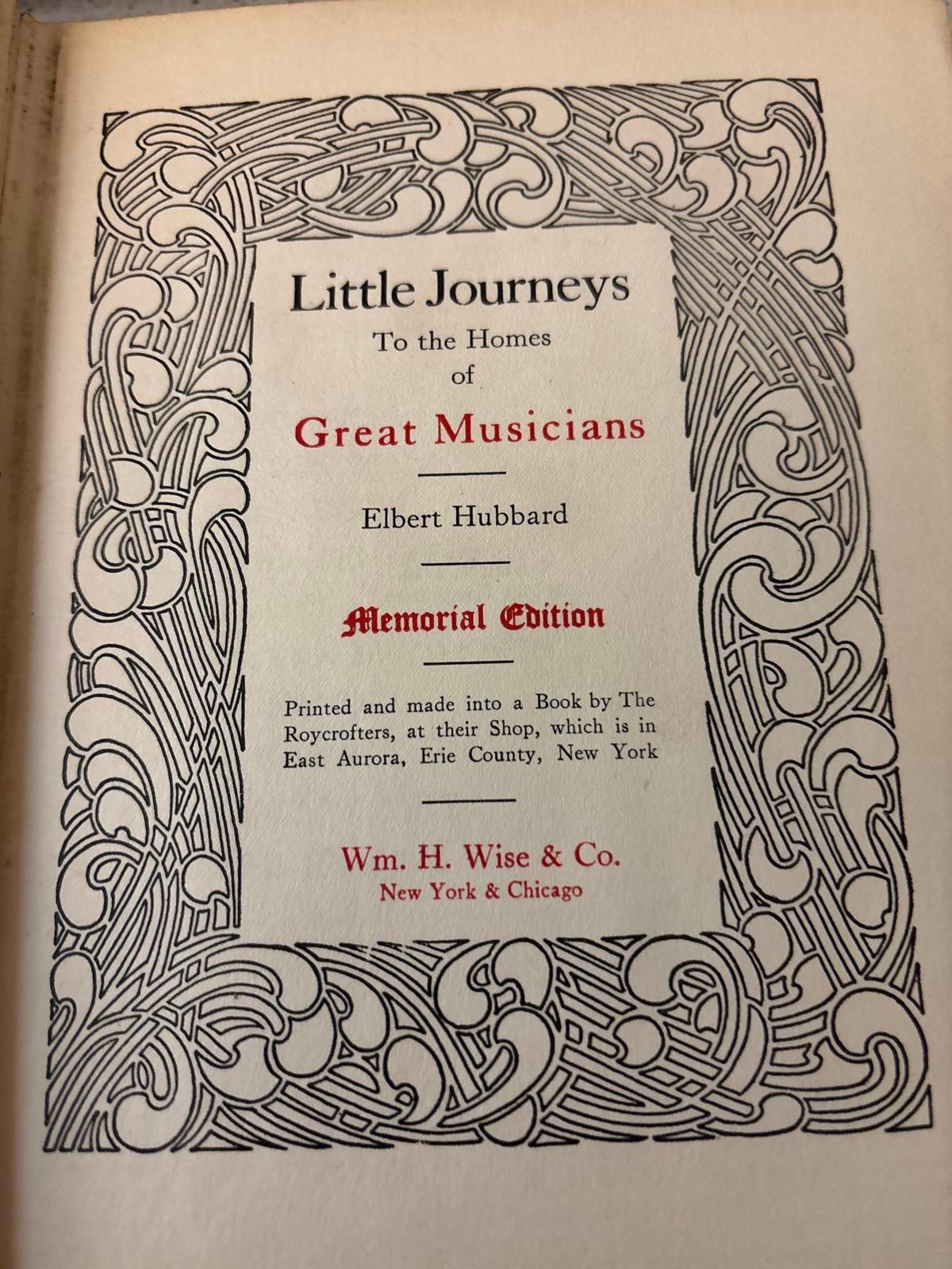 ELBERT HUBBARD ROYCROFTERS books