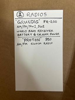 2 radios