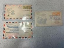 3 USS Macon first day covers