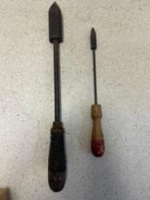 2 vintage soldering irons