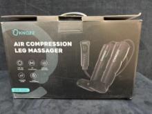 New open box air compression leg massager