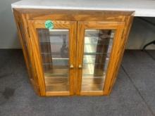 Wall Hung Oak cabinet