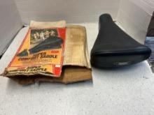 vintage lepper made in holland bicycle seat