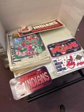 large lot of Cleveland Indians collectibles