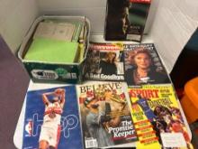large lot of collectible magazines, and books