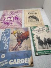 Four vintage rodeo magazines