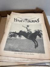 24 hoofs and horns, rodeo magazines