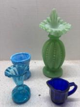 Four pieces of glass