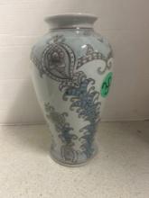 floral ceramic vase