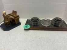 sengbusch desk set and 1932 Beethoven bookend