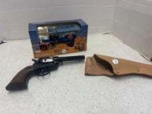 vintage daisy toy gun and corona extra die cast metal bank