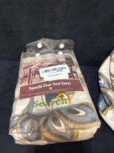 chair seat cover Queen size fitted flat sheet pillowcase