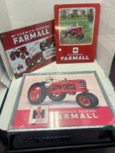McCormick Deering farmall signs