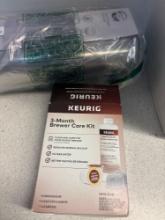 KEURIG care kit, toilet paper canister