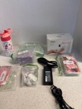 65 W phone, charger soap, dispenser, thermos, etc.