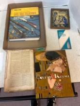 interesting scrapbook, East side coal thermometer, AYRSHIRE dairy booklet, Gustav KLIMT, Civil War
