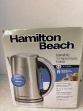 Hamilton Beach Veraval temperature kettle