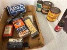 vintage enamel and products lot