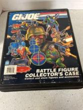 G.I. Joe battle figure collectors case with figures