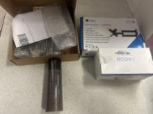 flameless, candles, articulating wall mount, 4 smoke alarms