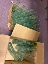 large collection of glass vintage Coca-Cola bottles