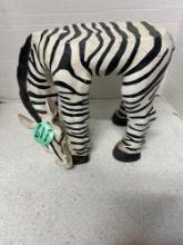 DARICE 14 inch zebra bench
