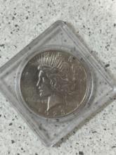 Silver peace dollar 1923