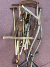 antique outdoor tools