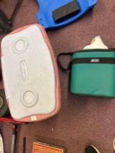 Arctic zone and Rubbermaid bin/cooler