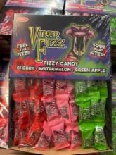 38 cases Viper fizz sour hard candy