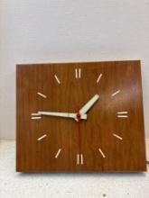 mid-century clock working LANSHIRE