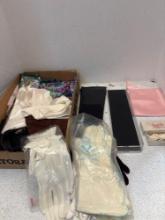 SpurTie bowtie, vintage ladies, scarves gloves