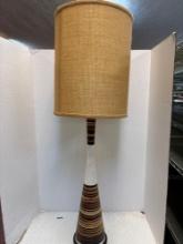 mid-century lamp, 39 inches tall