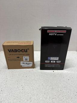 Ethernet cable and HDTV antenna