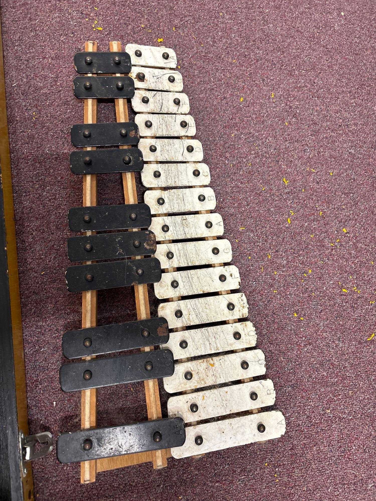 Cool, handmade instrument and xylophone