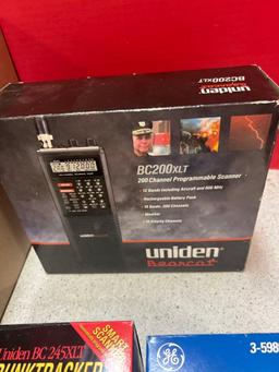 UNIDEN and GE radios scanners