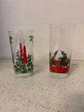 20 glass Holiday highball tumblers