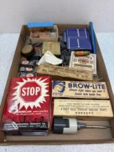 lot of advertising items