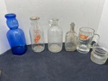 vintage glass bottles