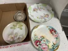 floral large plates