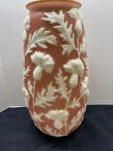 Large Phoenix consolidated glass vase
