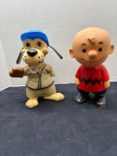 ROY DES Football bank Charlie Brown figure