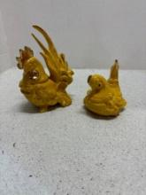 Rooster and hen decor